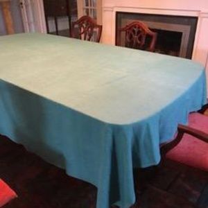 Classy Large Linen Tablecloth